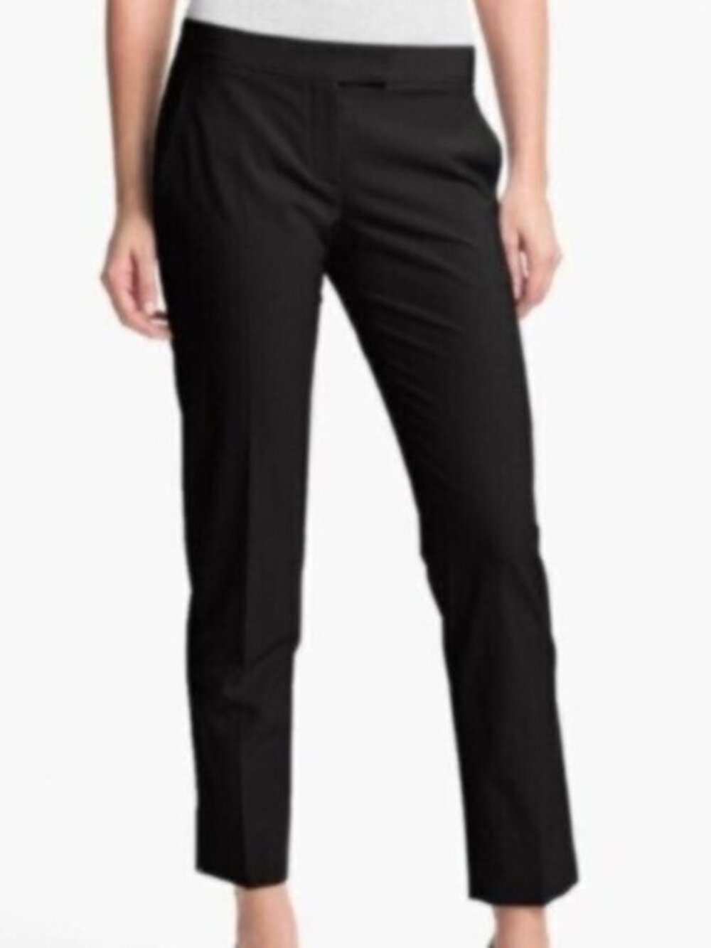 Theory Cotton Straight Pants - NEW